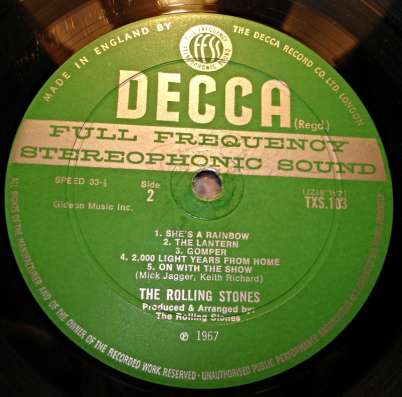 ПластинкаThe Rolling Stones–Their Satanic Majesties Request в Санкт-Петербурге