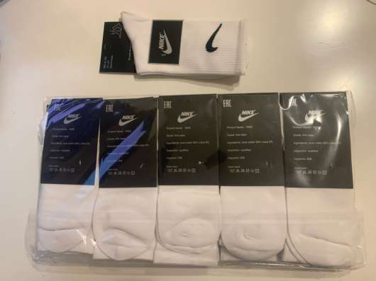 Носки nike (высокие белые) в Москве