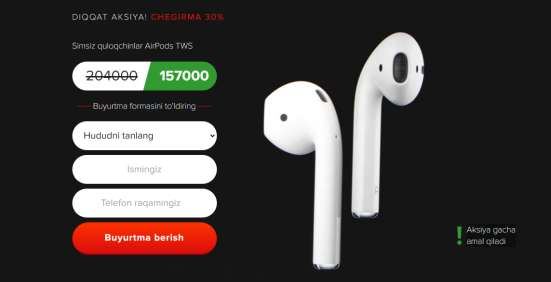 Airpods TWS simsiz quloqchinlari фото 3