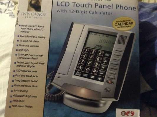 Проводной настольный телефон LCD Touch Panel Phone в Волгограде фото 4