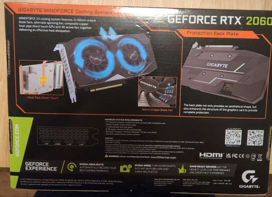 Продам видеокарту Gigabyte Geforce RTX 2060 фото 4