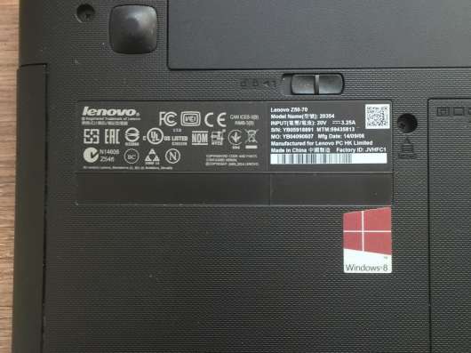 Ноутбук Lenovo Z50-70 в Воронеже фото 4