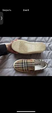 Слиппоны burberry в Москве фото 4