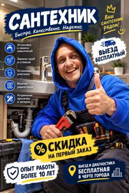 Услуги сантехника
