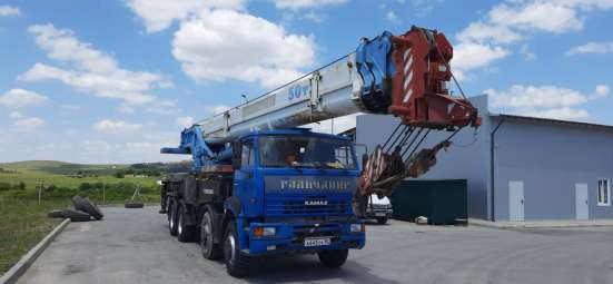 Услуги автокрана 50 тонн