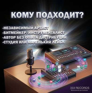 Загрузить музыку на цифровые площадки от 500 ₽ в Москве фото 5
