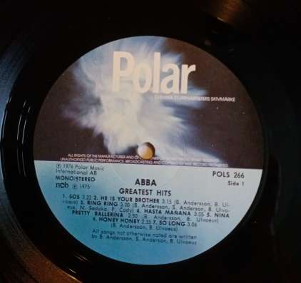 Виниловая пластинка ABBA The Greatest Hits в Москве фото 4