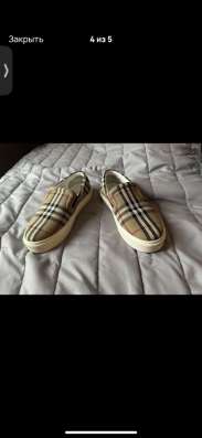 Слиппоны burberry в Москве
