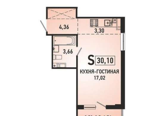 Продам однокомнатную квартиру в Краснодар.Жилая площадь 38  кв.м.Этаж 10.Дом монолитный.