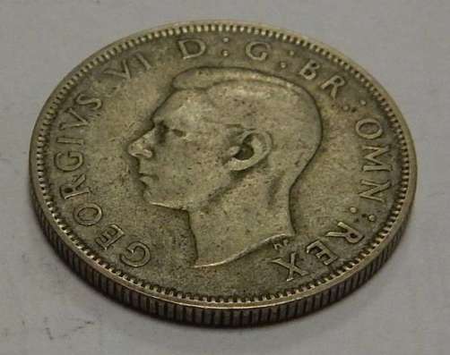 2 шиллинга 1942г. Великобритания. Серебро