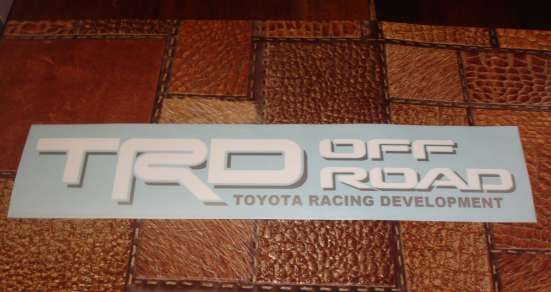 Наклейки TRD off road в Омске