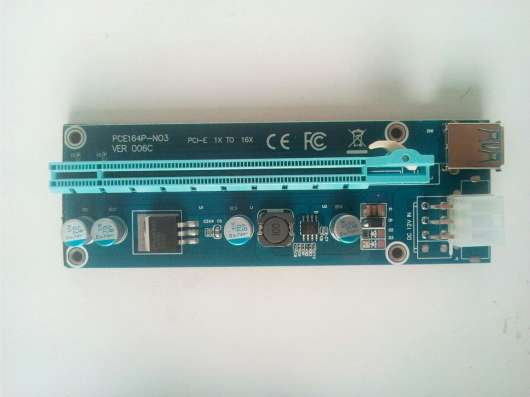Райзер riser ver 006c 60см 6-pin 12V в Красноярске фото 3
