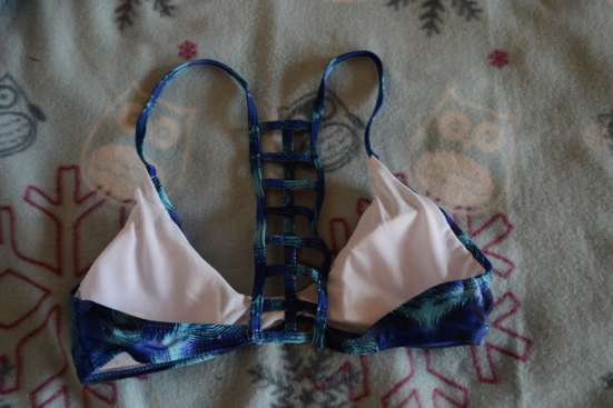 Прикольний синій купальник фото 3