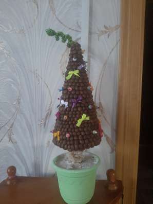 Елочка из кофе