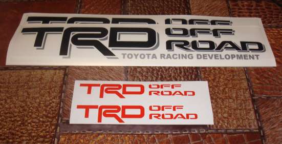 Наклейки TRD off road в Омске фото 6