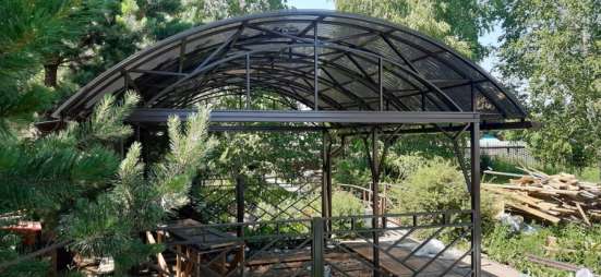 Козырьки Навесы Беседки в Иркутске фото 6