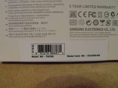 жесткий диск Samsung SSD Samsung 850 EVO в Новосибирске фото 3
