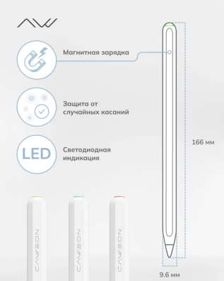 Стилус беспроводной для IPad magic stick белый в Щелково фото 4