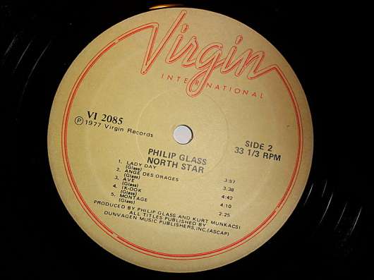 Philip Glass ‎– North Star в Санкт-Петербурге