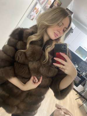 Шуба натурная из песца в Москве
