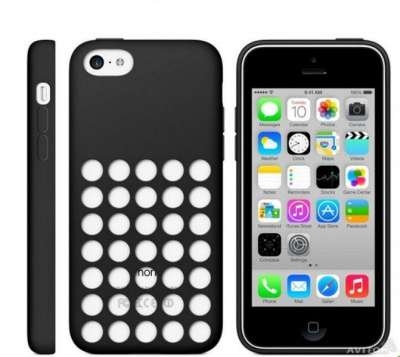 Чехол iPhone 5c силиконовый + защитная п