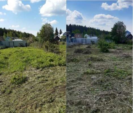 Покос травы, спил деревьев в Новомосковске