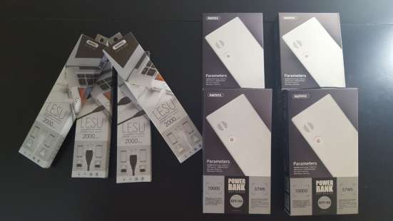 Внешний аккумулятор 10000 mAh Power Bank remax Dot в Самаре