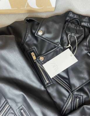 Куртка кожаная (косуха) Zara в Калининграде