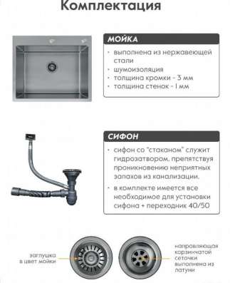 Мойка для кухни в Москве