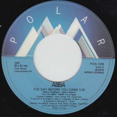 ABBA ‎- The Day Before You Came/Cassandra в Санкт-Петербурге фото 3