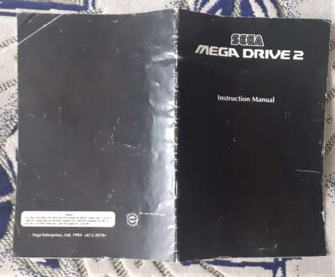 Sega Mega Drive 2. Инструкция.1994г. Редкость! фото 5