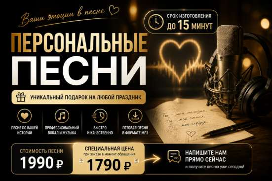 Персональная песня по вашей истории