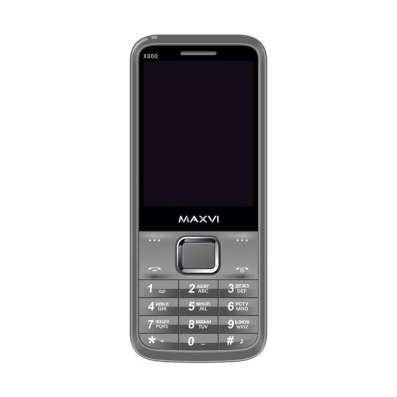 Телефон мобильный MAXVI X500 Silver