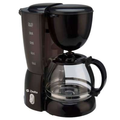 Кофеварка Delta LUX DL-8155 черный