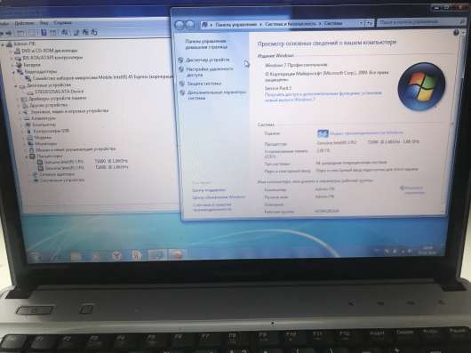 Lenovo (Intel 1.66GHz/2gb/320gb)+акб 1ч в Санкт-Петербурге фото 4