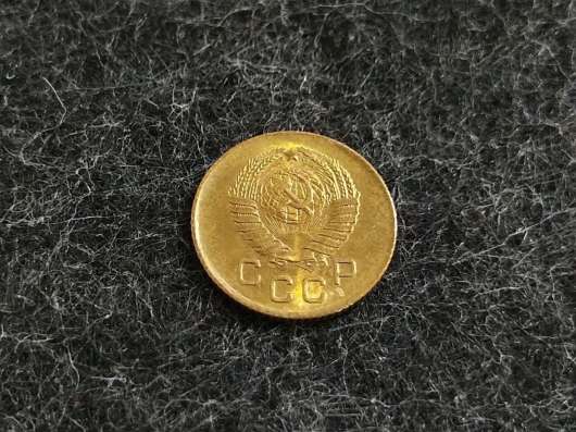 3) 1 копейка 1957 года. unc. Штемпельный блеск! в Москве