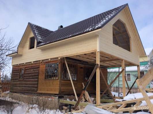Пристройка к загородному дому в Королёве фото 20