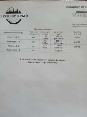 Продам арматуру 12 в Симферополе