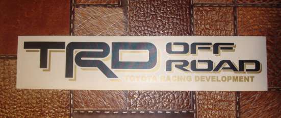 Наклейки TRD off road в Омске фото 5