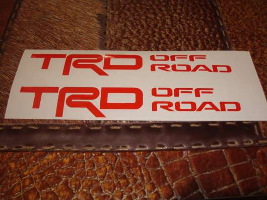 Наклейки TRD off road в Омске фото 4