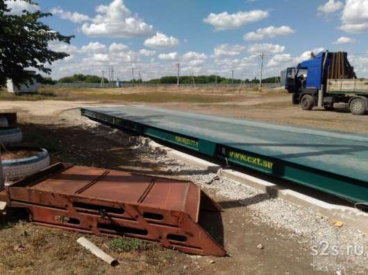 Установка автомобильных весов 60 тонн «СХТ»