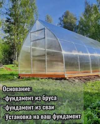 Теплица из поликарбоната в Краснодаре фото 6