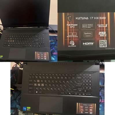 Продается мощный игровой ноутбук MSI Katana 17 в Сургуте фото 5