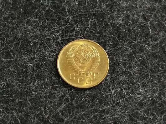 4) 1 копейка 1957 года. unc. Штемпельный блеск! в Москве