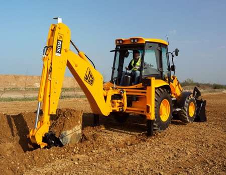 Услуги экскаватора-погрузчика JCB