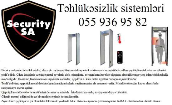 ❈Metal detektor: qapi tipli❈