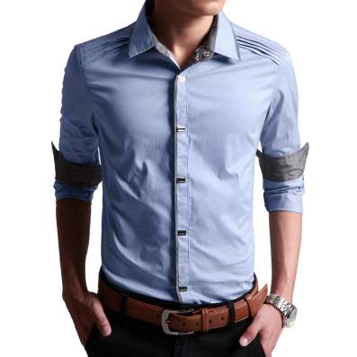 Мужская рубашка на кнопках