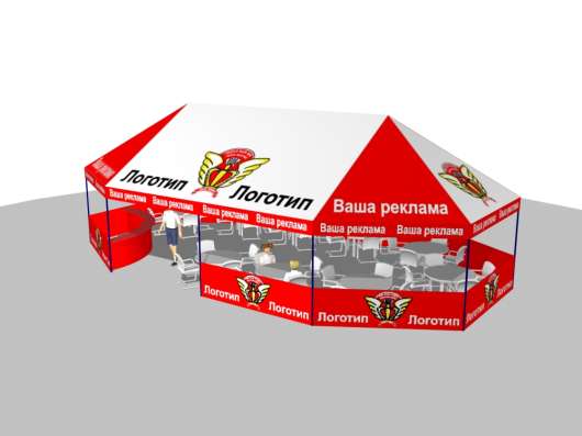 Нанесение рекламы на ПВХ тенты