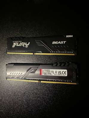 Kingston fury Beast ddr4 16gb