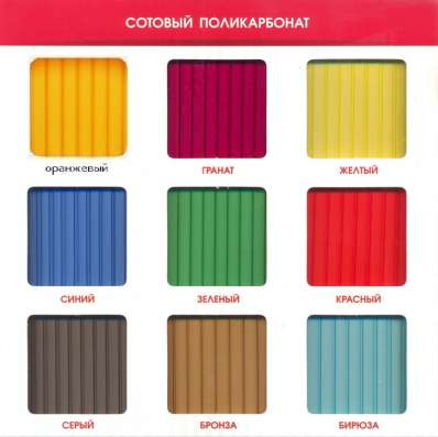 Поликарбонат сотовый